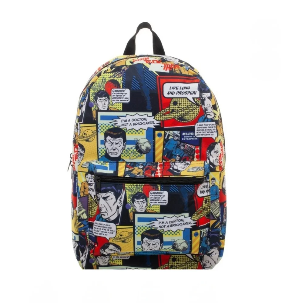 Star Trek Comic Print Backpack - Picture 2 of 4